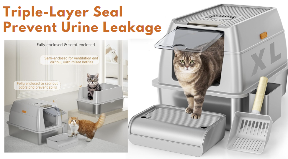 Stainless Steel Cat Litter Box